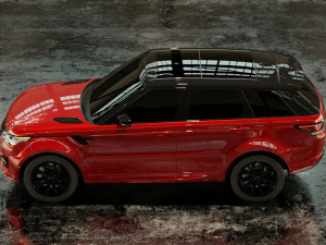 2016 Land Rover Range Rover Sport 3D Модель