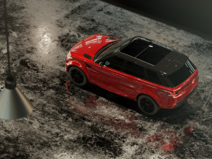 2016 Land Rover Range Rover Sport 3D Модель