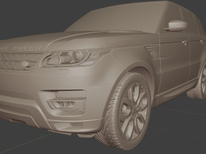 2016 Land Rover Range Rover Sport 3D Модель