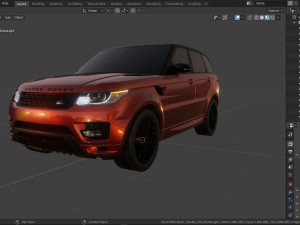 2016 Land Rover Range Rover Sport 3D Модель