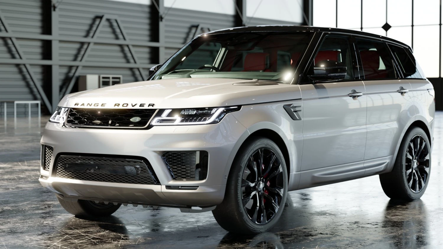 2020 Land Rover Range Rover Sport HST 3D Model .c4d .max .obj .3ds .fbx .stl .blend