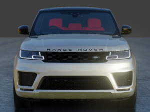 2020 Land Rover Range Rover Sport HST Modelo 3D