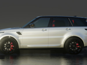 2020 Land Rover Range Rover Sport HST Modelo 3D