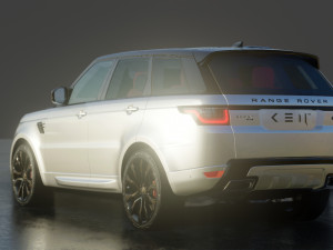 2020 Land Rover Range Rover Sport HST Modelo 3D