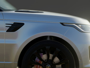 2020 Land Rover Range Rover Sport HST Modelo 3D