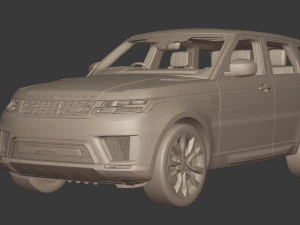 2020 Land Rover Range Rover Sport HST 3D Model