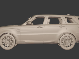 2020 Land Rover Range Rover Sport HST Modelo 3D