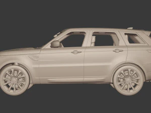 2020 Land Rover Range Rover Sport HST 3D Model