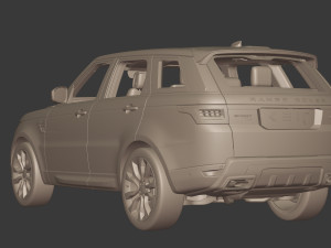 2020 Land Rover Range Rover Sport HST Modelo 3D