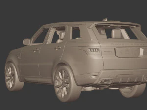 2020 Land Rover Range Rover Sport HST 3D Model