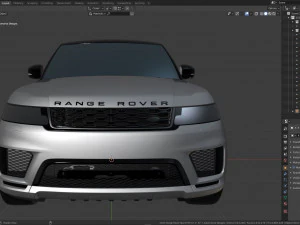 2020 Land Rover Range Rover Sport HST 3D Model