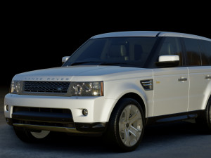 2010 Land Rover Range Rover Sport Modelo 3D