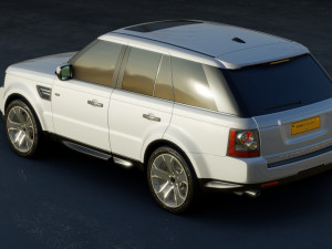 2010 Land Rover Range Rover Sport Modelo 3D