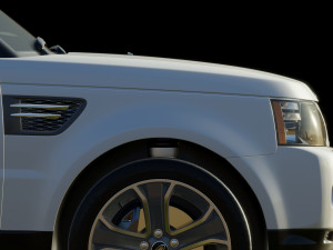 2010 Land Rover Range Rover Sport Modelo 3D