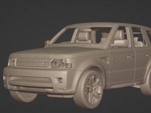 2010 Land Rover Range Rover Sport Modelo 3D