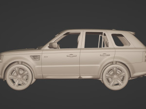 2010 Land Rover Range Rover Sport Modelo 3D