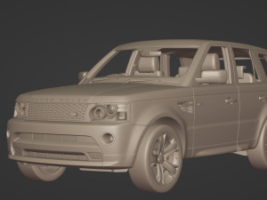 2013 Land Rover Range Rover Sport Limited Edition 3D मॉडल