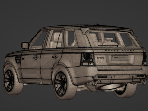 2013 Land Rover Range Rover Sport Limited Edition 3D मॉडल