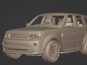 2012 A Kahn LR Range Rover Sport Vesuvius Edition Model 3D