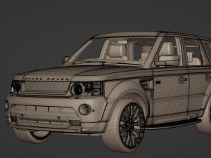 2012 A Kahn LR Range Rover Sport Vesuvius Edition Model 3D