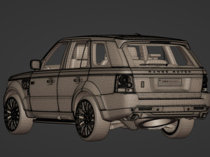 2012 A Kahn LR Range Rover Sport Vesuvius Edition Model 3D