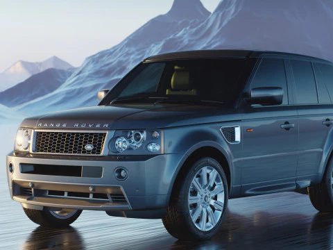 2006 Ленд Ровер Рендж Ровер Спорт ХСТ 3D Модель