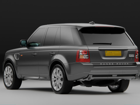2006 Land Rover Range Rover Sport HST 3D Model