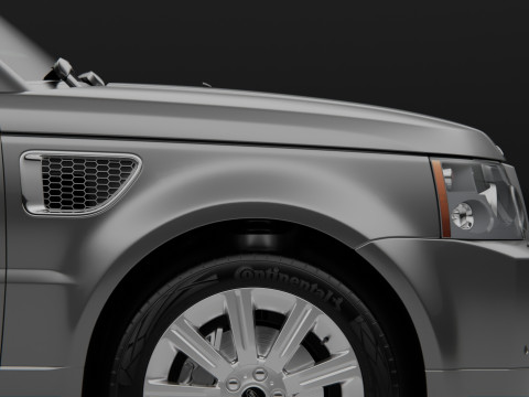 2006 Land Rover Range Rover Sport HST 3D Model