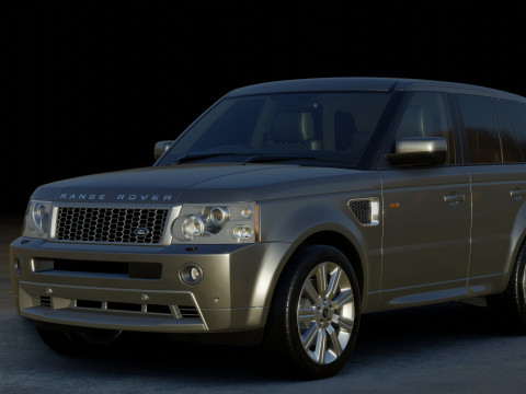 2006 Land Rover Range Rover Sport HST 3D Model