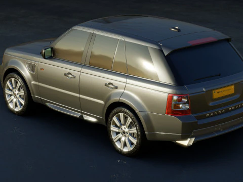 2006 Land Rover Range Rover Sport HST 3D Model