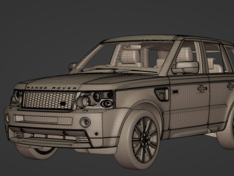 2006 Land Rover Range Rover Sport HST 3D Model