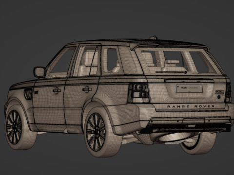 2006 Land Rover Range Rover Sport HST 3D Model