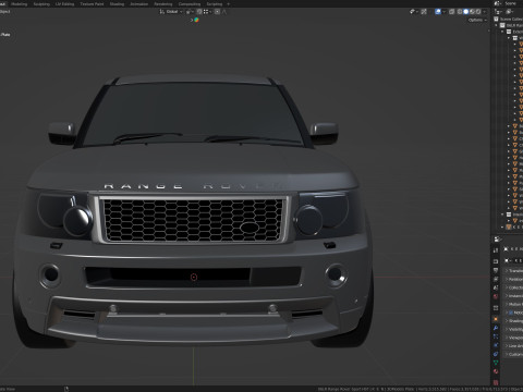 2006 Land Rover Range Rover Sport HST 3D Model