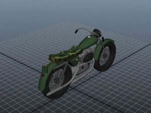 army bike 3Dモデル