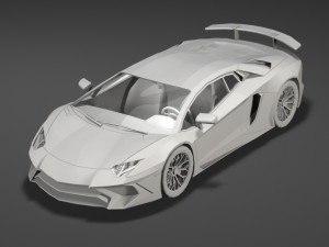 lamborghini aventador 3D Model