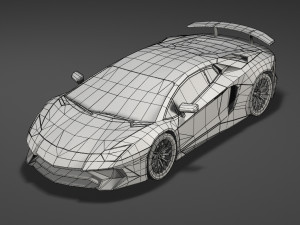 lamborghini aventador 3D Model