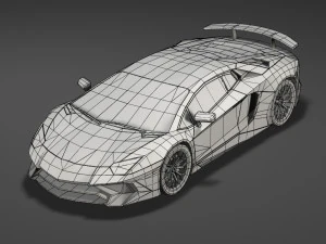 lamborghini aventador 3D Model