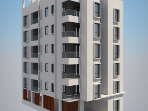 apartment building 3D Model