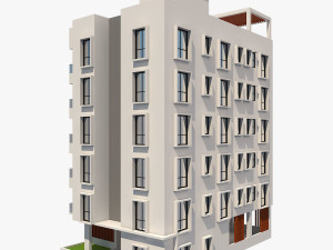 apartment building Modelo 3D