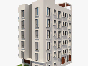 apartment building 3D Model