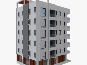 apartment building Modelo 3D