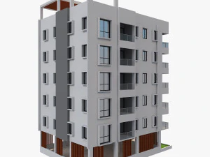 apartment building 3D Model