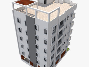 apartment building Modelo 3D