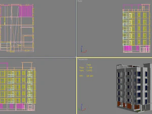 apartment building 3D Model