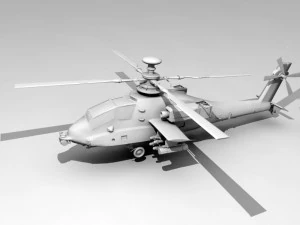 military helicopters 3D Model