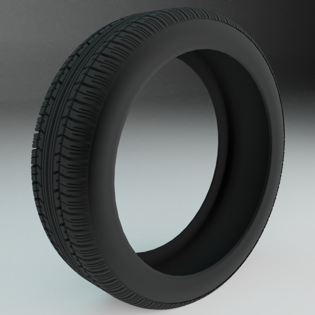 tire Model 3D .c4d .max .obj .3ds .fbx .stl .blend 