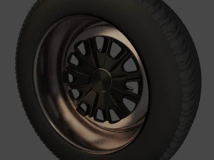 wheel cobra 3D Model
