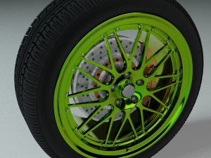 wheel Modelo 3D