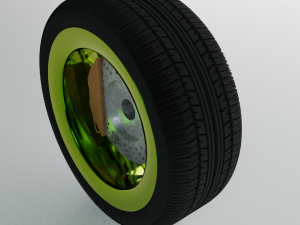 wheel Model 3D