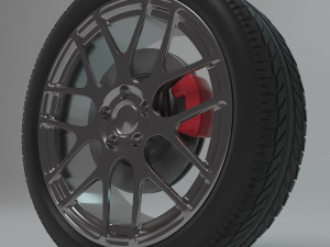 wheel 3D 模型